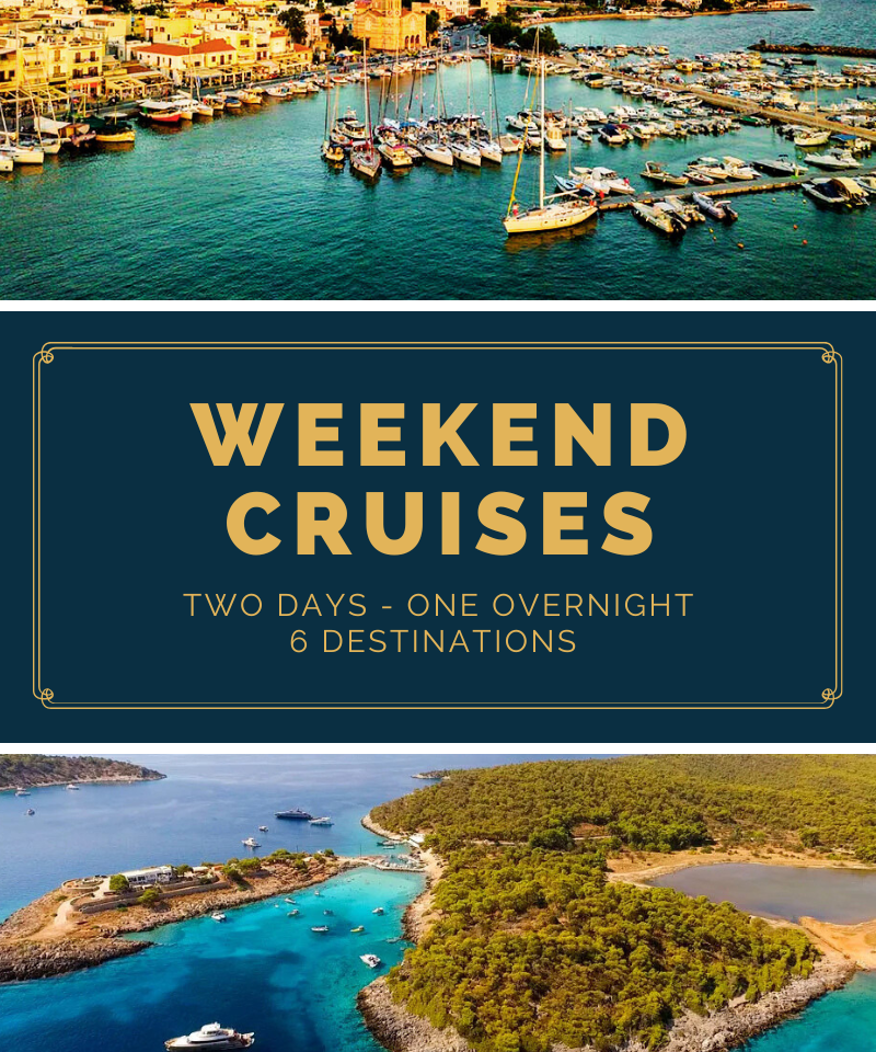 Two-day yacht cruise from Aegina to Agistri with overnight stay in Aegina and swim stops in the Saronic Gulf