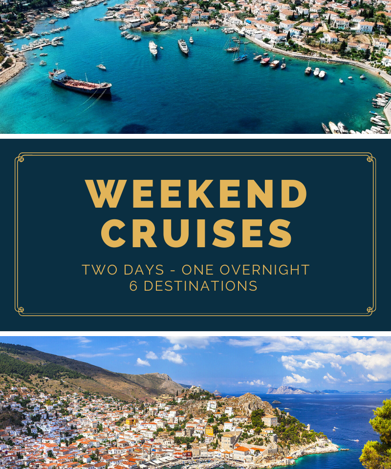Two-day luxury yacht cruise from Spetses to Hydra with overnight stay in Spetses and swim stops in the Saronic Gulf